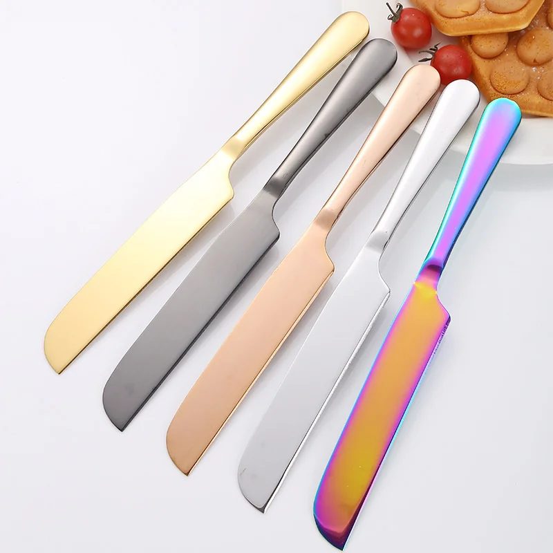 Description Picture 3 of item2Pcs Cake Knife Shovel Set Stainless Steel Tableware Kit Cake Cutting Tools Pie Pizza Spatula Wedding Birthday Party Supplies