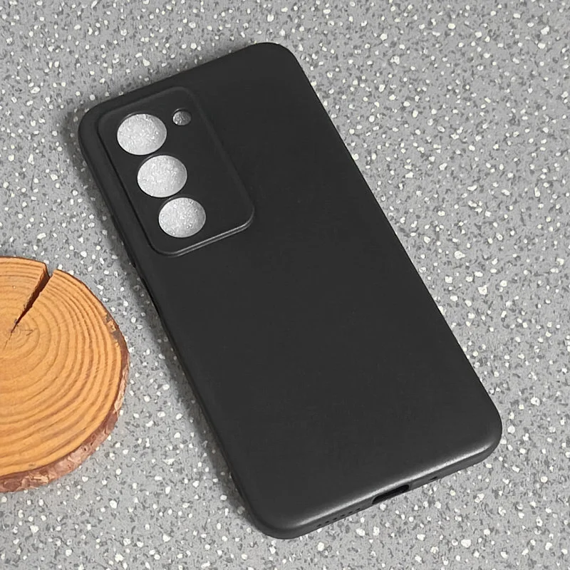 Black TPU Soft Slim Matte Silicone Case - Bumper Back Cover