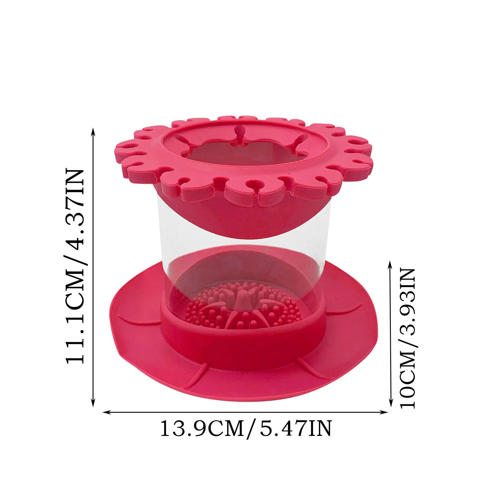 Paint Brush Cleaner Rinse Cup Fine Art Studio Classroom Brushes Holder & Silicone Cleaning Tool For Acrylic Watercolor 선반정리대 3
