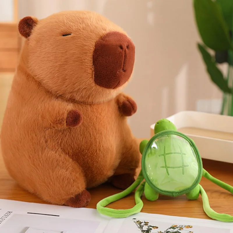 23cm Capybara Plush Simulation Capibara Anime Fluffty Toy Cute Doll Stuffed Animals Soft Doll Plush Christmas Thanksgiving Gift 3