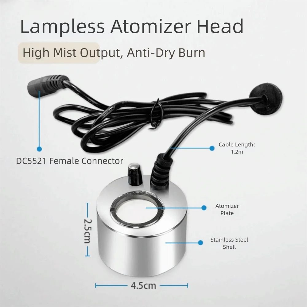 Ultrasonic Mist Maker 24v Transformer for Pond Decor