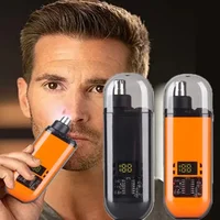 Nose Hair Trimmer USB Charging Dual-Edge Blades Electric Portable Men Mini Nose Hair Trimmer Face Care Kit Tools Home Appliances 1