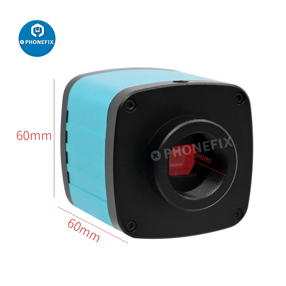 48MP 4K 1080P HDMI USB Industrial Video Digital Microscope Camera 1-130X Zoom C Mount Lens Cantilever stand For Repair Soldering