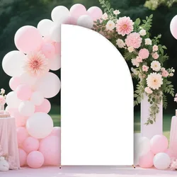 Double - Sided Elastic Spandex Arch Backdrop Cover - 180x80cm(5.9x2.6ft) (White)
