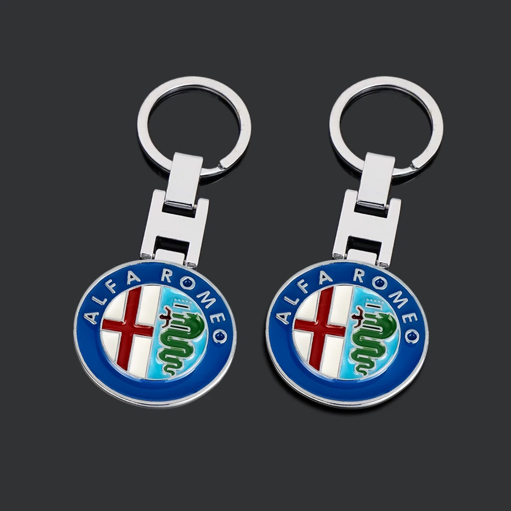 Elegant Car Emblem Keychain and Badge Holder