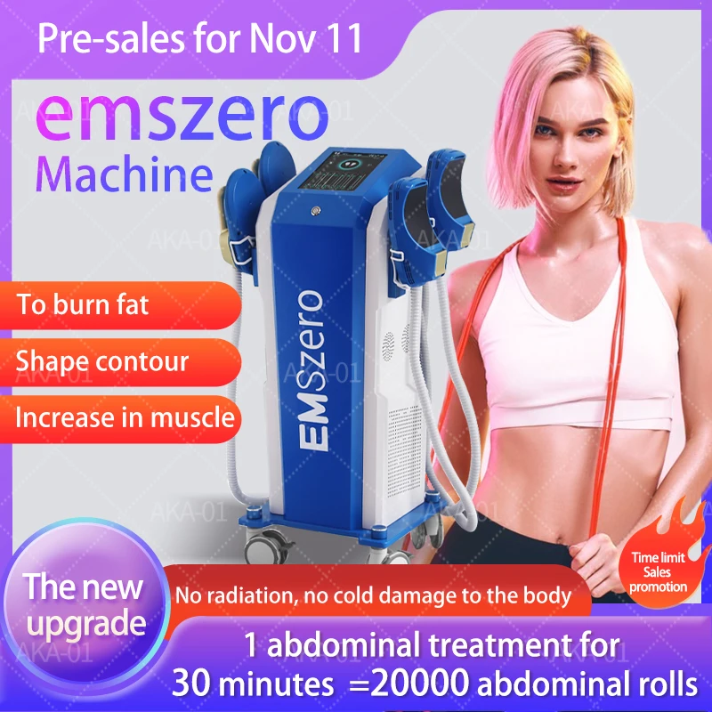 Emszero RF 6500W High Power EMSONE NEO  15Tesla 5 Handles Butt Build Weight Lose for Salon  Body Sculpting Muscle Stimulate 8 gauge input and output wire audio car brass terminal butt connectors car stereo power or ground wire splice coupler