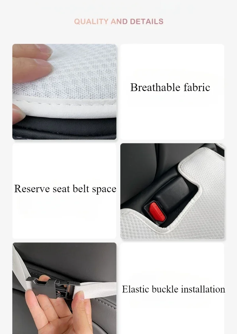 Ice Silk Cushion for Tesla Model 3 Highland 2025 Seat Cover Summer Breathable Co