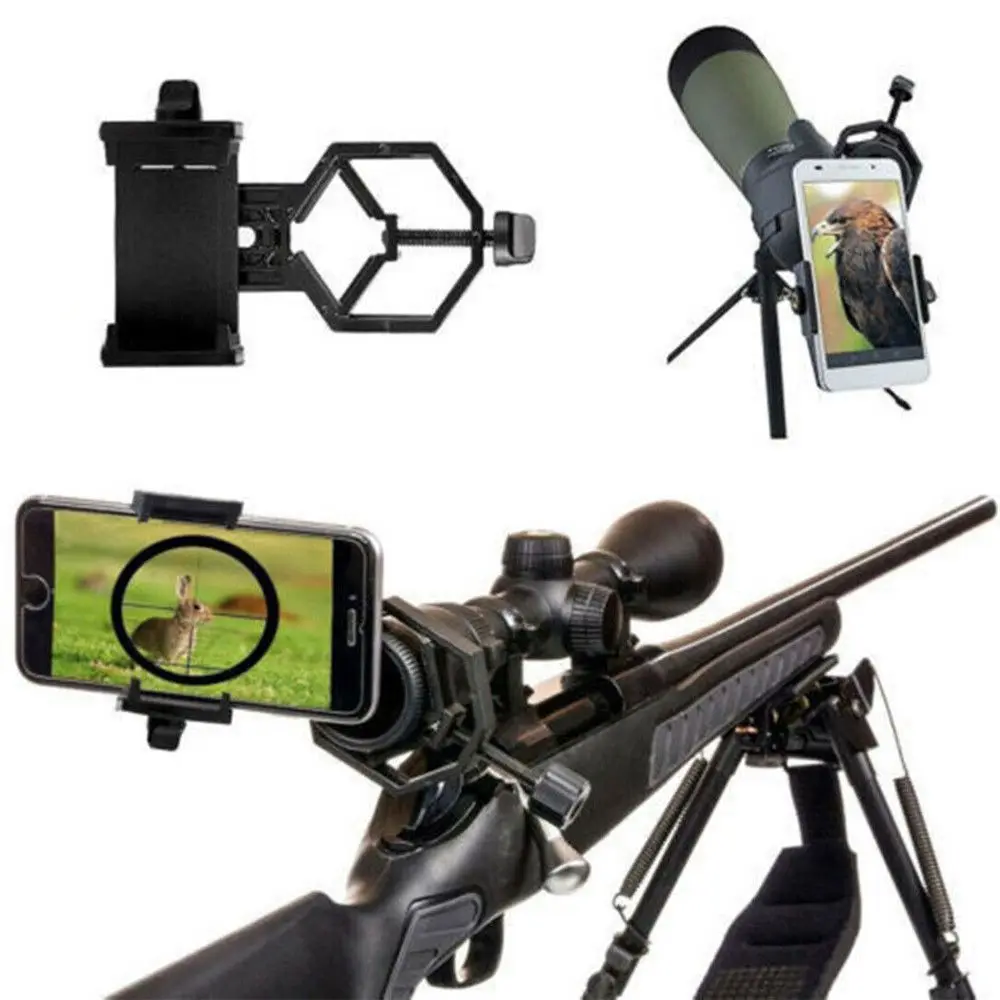 Adaptateur Télescope Pour Smartphone - Support 3 Axes Avec Télécommande - Compatible Lunettes Et Jumelles