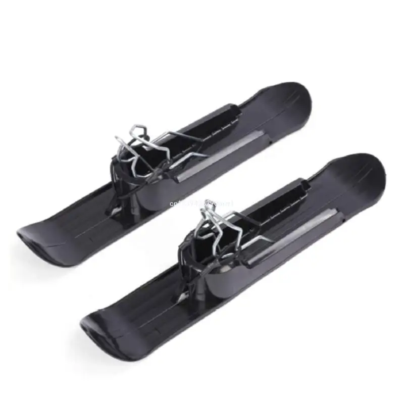 

Ski Plate Wheelblades Sled Skiing Board Outdoor Snow Scooter Sled Ski Attachment for Stroller, Bikes, Wheelchair