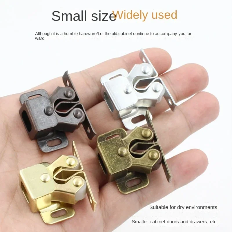 1pcs New Furniture Cabinet Catches Door Stopper Damper Buffer Magnet Closer Hardware Fittings
