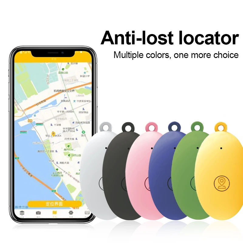 Dog Cat Finder Mini GPS Tracking Device Anti lost Tracker for Kids Pet Key Wallet Smart Bluetooth Tracker Locator IOS Anti lost