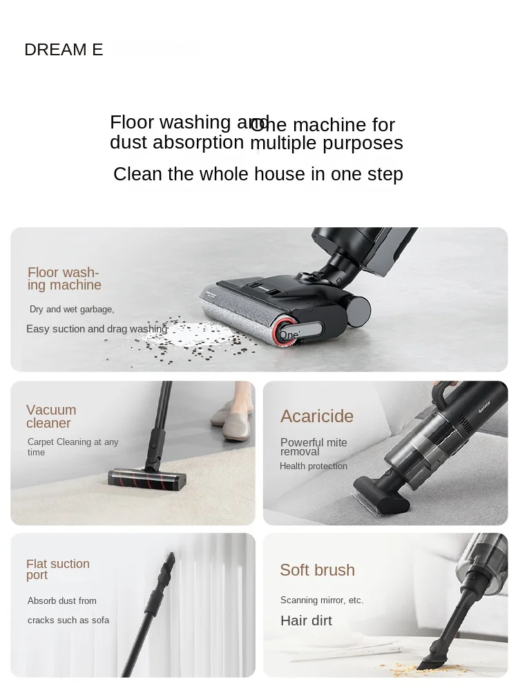 DREAME H20 Mix Floor washing machine A multi-purpose washing, mopping and suction machine Automatic mop for household appliances 3
