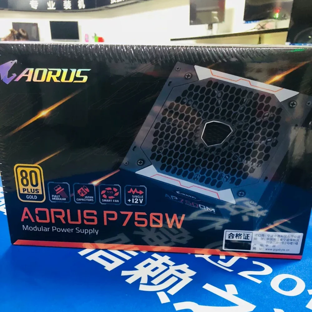 GP-AP750GM 750W AORUS P750W AP750GM 80PLUS 골드 ATX 12V 전원 공급 장치 완벽하게 작동 빠른 배송 고품질
