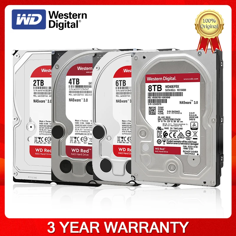 WD RED PLUS Disque HDD 3.5 8To