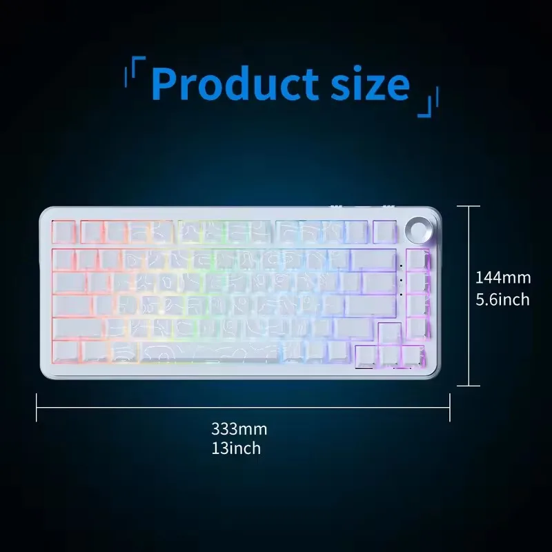 AJAZZ AK820 Max Ultra Mechanical Keyboard Magnetic Switch