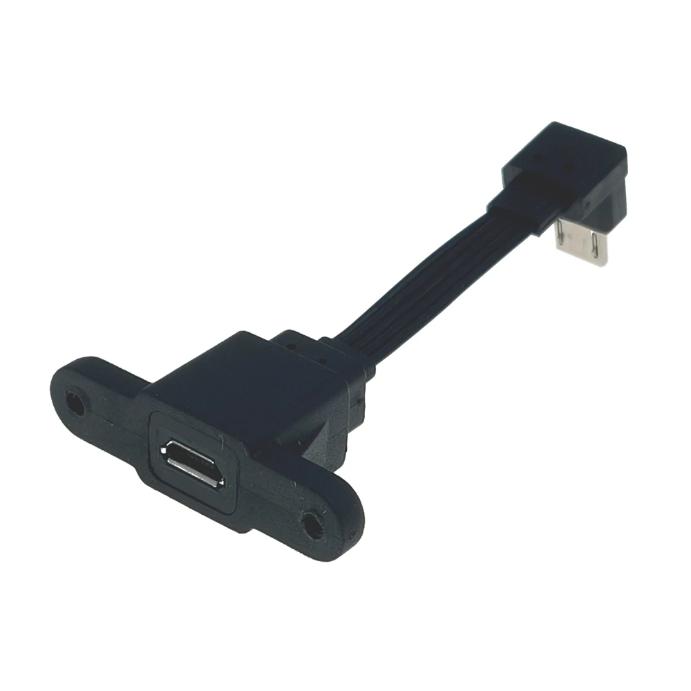 Conector de montagem do painel microUSB, cabo