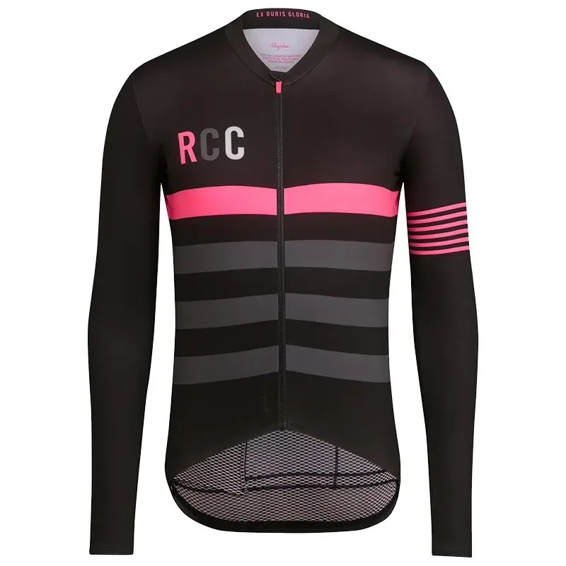 thumbnail image 1 of Maillot de ciclismo de alta calidad para equipos profesionales, ropa térmica de invierno de polar de manga larga para ciclismo de competición, ropa para deportes al aire libre, clásica a rayas, 1 of 5