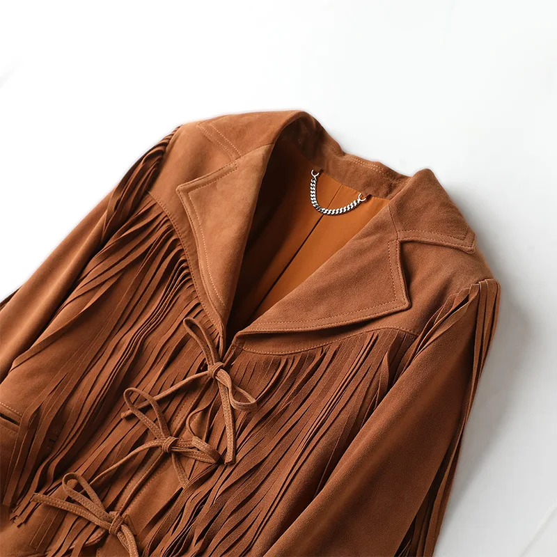 bershka - Ruimvallende crossbody tas met suède effect en franjes