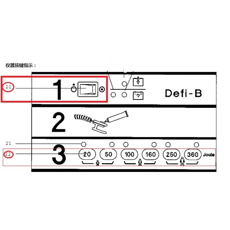 ZN-13369 14.4V 2500mAh/3000mAh/3500mAh for Primedic Defi-B M110 M111 M112 M113 D
