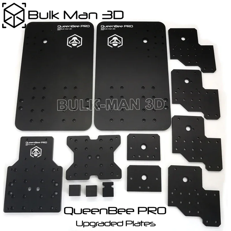 Bulk-Man 3D QueenBee PRO CNC Mechanical Kit Linear Rail Upgraded Tingle Tension System Screw Driven 4 Axis Engraver 20%OFF