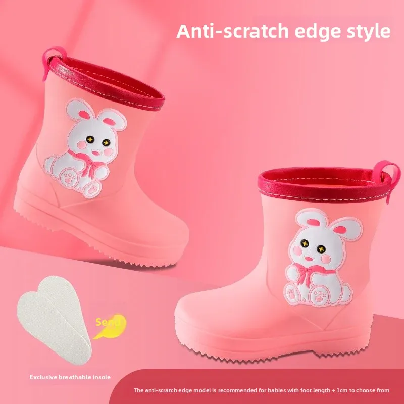 [Edge-covered anti-wear feet] bunny