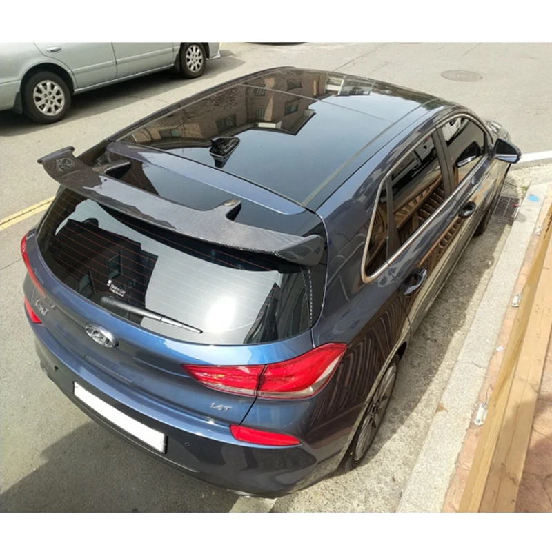 

for Hyundai I30 I20 spoiler high quality carbon fiber material car rear wing spoiler 2008-2019