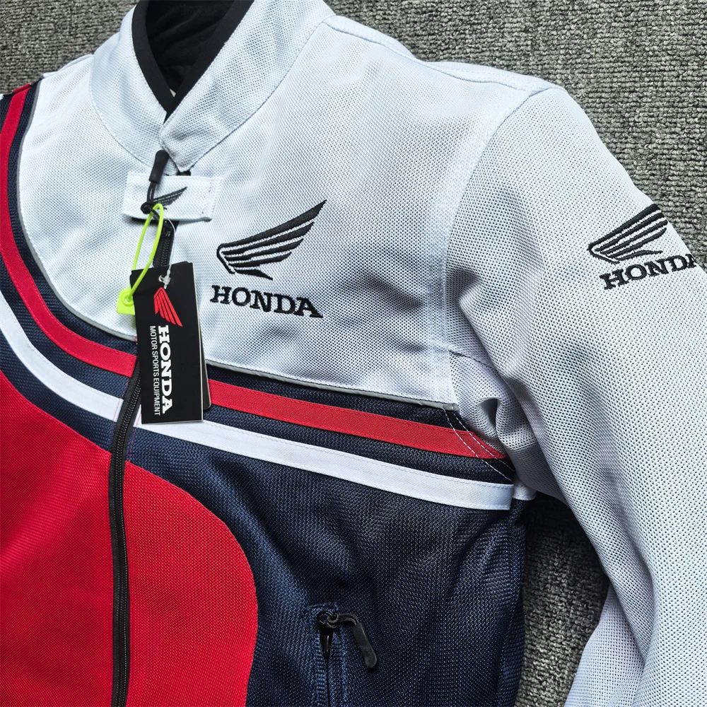 오토바이 재킷 메쉬 통기성 오토바이 스트리트 자전거 레이싱 슈트, CE 보호 장비, 낙하 방지 및 내마모성