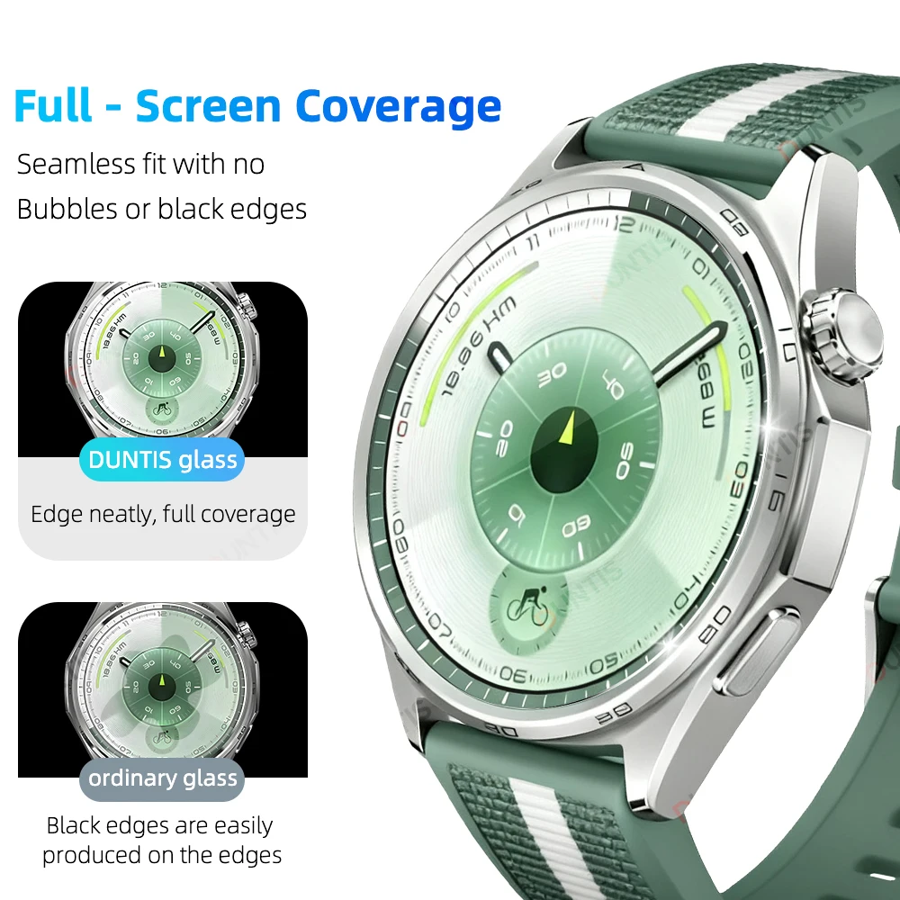 Premium 9H Tempered Glass Screen Protector for Huawei Watch - Durable Glass Protection Film for Wearable Devices