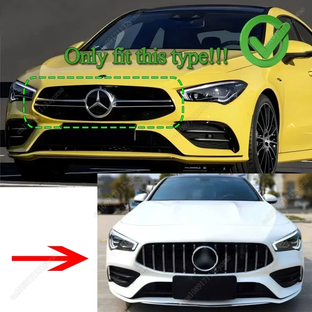 ダイヤモンド ベンツ 後期 W117 CLA ラジエターグリル ガーニッシュフロント グリル ダイアモンド グリル バンパー グリル ポン付け