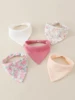 Baby Muslin Cotton Bibs | Toddler Bandana Bib | Burp Cloth Soft Absorbent Gauze Muslin Washable Apron for Baby 6