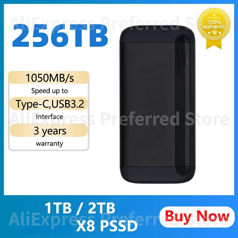 

Original X8 1TB 2TB Portable SSD Speed Up to 1050MB/s Type-c USB 3.2 External Solid State Drive USB-C USB-A Hadr disk for PC