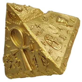 Pyramid Ornament Egyptian Statue Fish Tank Accessories Desktop Crafts Sand Table