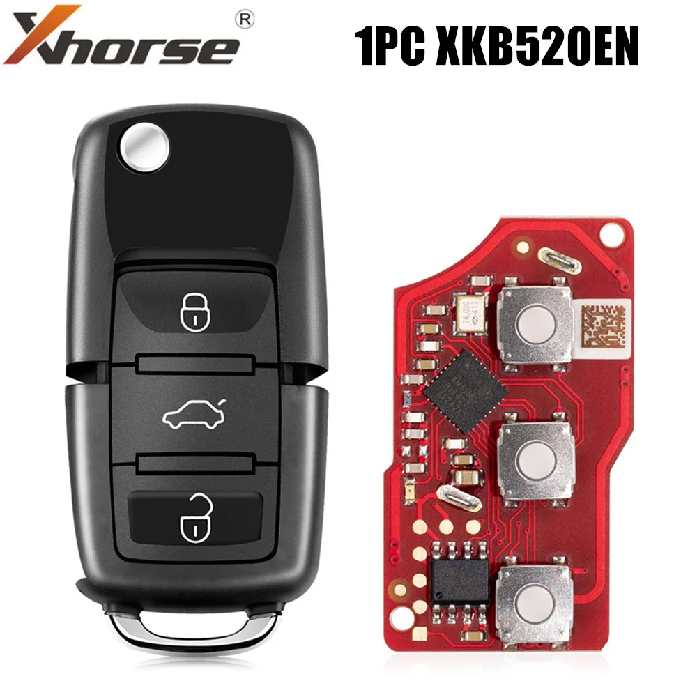 1PC XHORSE XKB520EN Second Generation Wired Remote Supports Wireless Programming For VVDI Key Tool