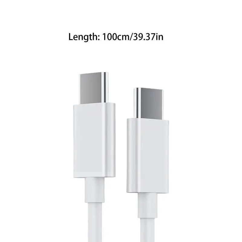 Type C To Type C Cable 3.28ft USB C Data Cable Fast Charging 120W Quick Connect Dual Type-C Interfaces 6A Output Charges Laptops - Image 6