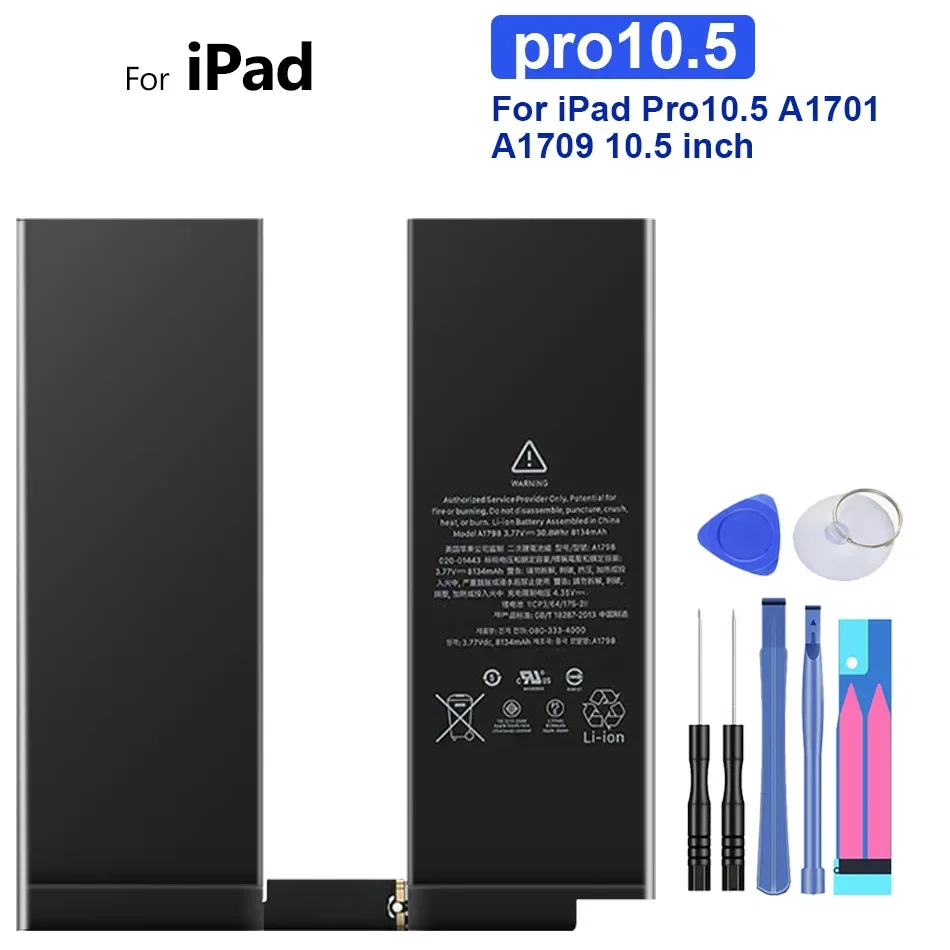 Rechargeable Battery Tablet Battery 8134mAh For Apple iPad Pro 10.5 inch A1701 A1709