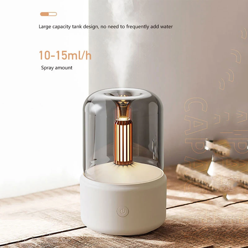 Tanio Lampa świeca dyfuzor 120ML kreatywny rozpylacz zapachów świeca Nightlight sklep