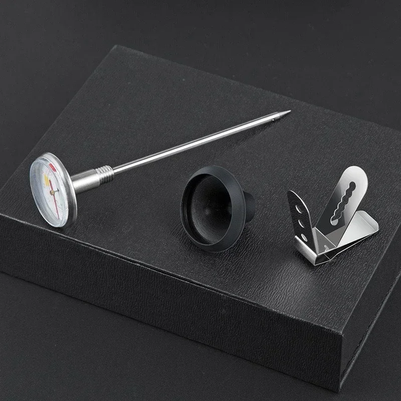Stainless Steel Coffee Thermometer Temperature Probe Kitchen Measuring Tool for Coffee Pot Milk Frothing Jug Ideal for Ca