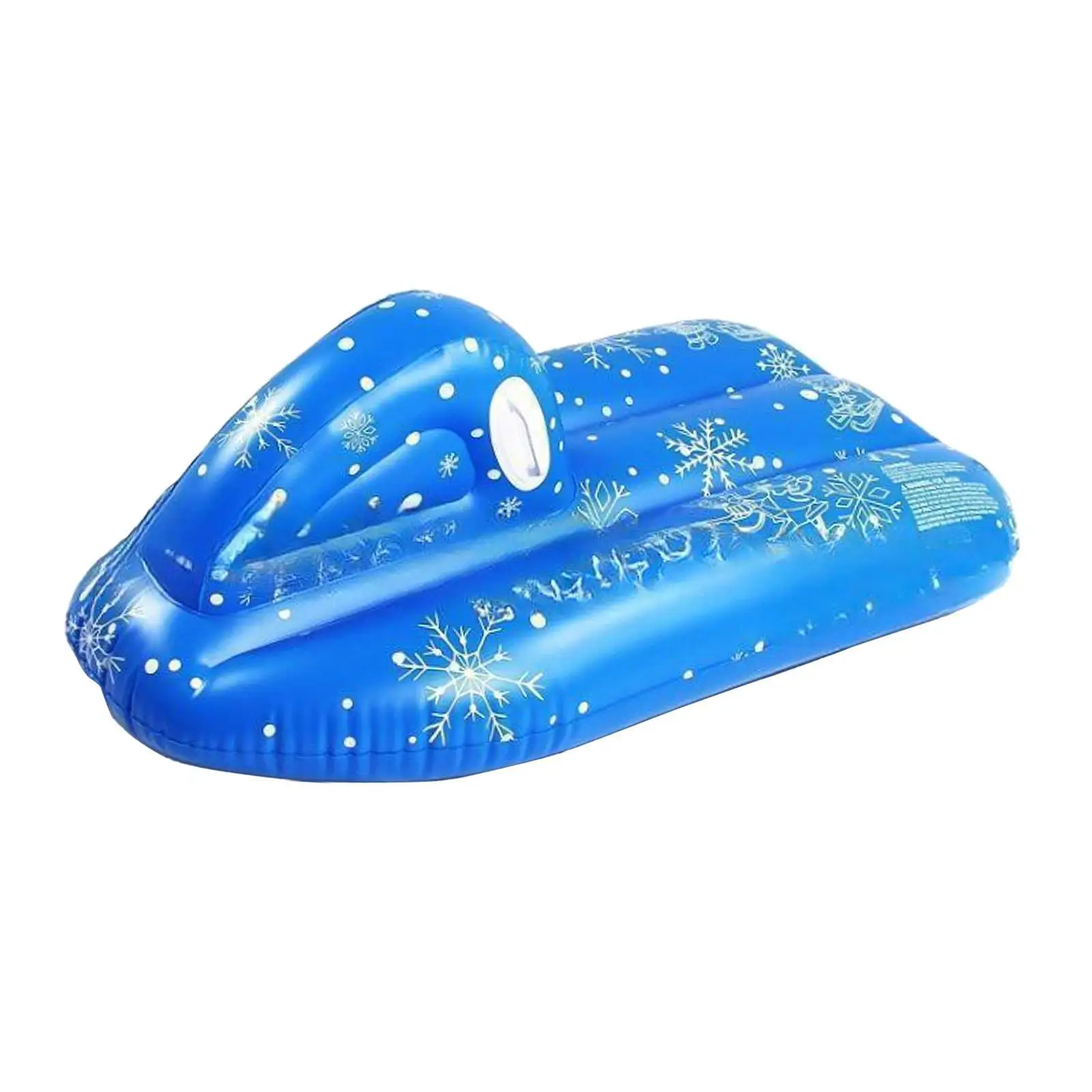 Snow Boat Sled Winter Inflatable Snow Tube PVC Snowflake Kids Sled Heavy Duty Circle Games Raft Children Skating Tool