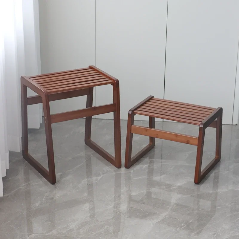 Wooden Bathed Bathroom Chairs Stepping Drainage Supplies Bathroom Stools Multifunction Home Furniture CM50YS, woven chair