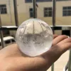 1pcs Natural White Clear Quartz Crystal Ball Mineral Stone Sphere For Decoration Home 1