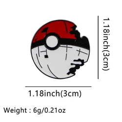 Charming Anime Enamel Pin - Cartoon Brooch Badge for Backpacks & Clothing Gifts (3)