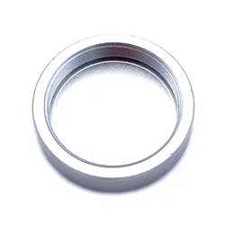 Durable Metal Rear Lens Cap and Camera Front Body Cap Protector (Silver Rear Cap)