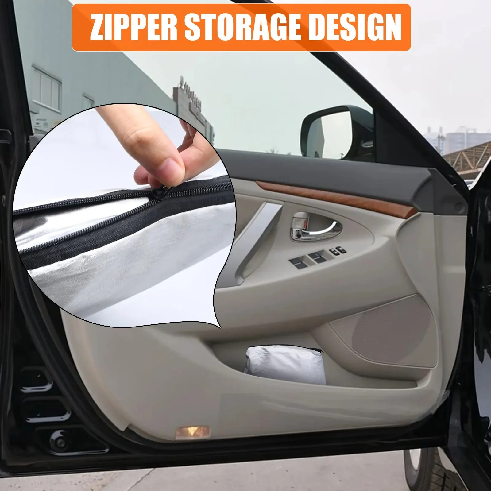 Car Sun Visor Shade 1PCS Front Windshield Internal Sun Visor Folded Stored Block Ultraviolet Rays
