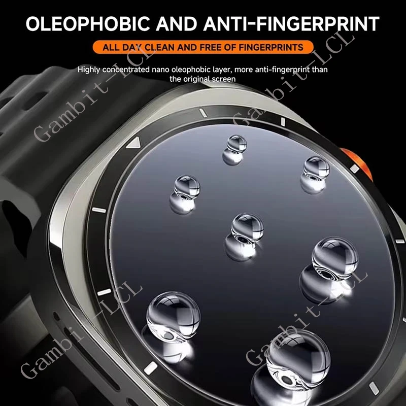 Premium 3-Pack Tempered Glass Screen Protector for Smartwatch - Ultra Clear & Durable Cover
