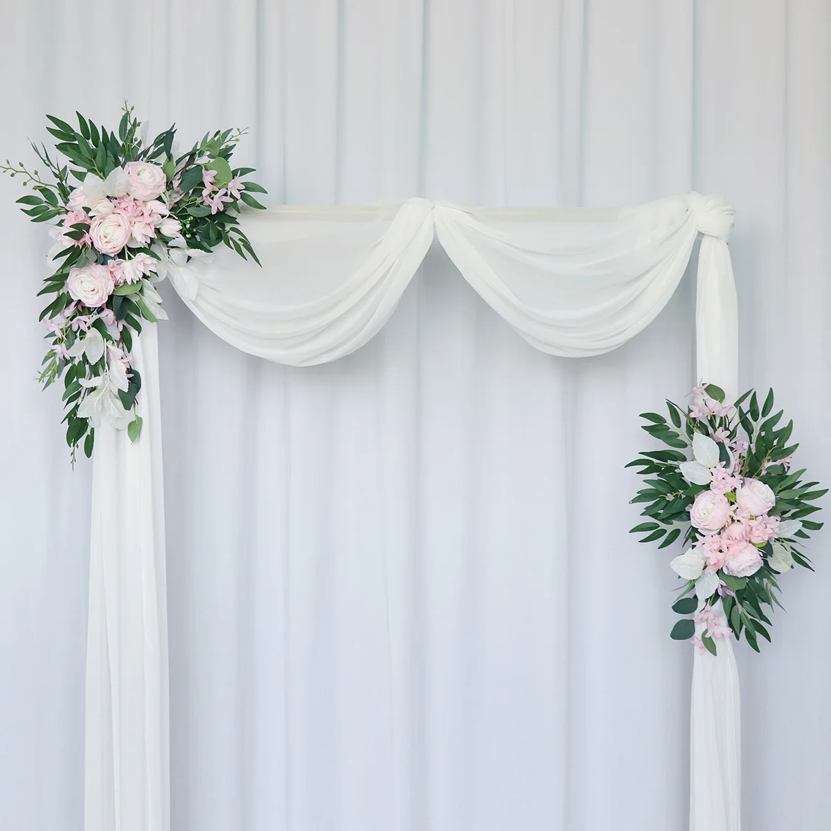 Wedding Background Decoration Artificial Flower Arrangement Party Supplies  Silk Flower Row with Foam Base Road Lead Flower| | - AliExpress