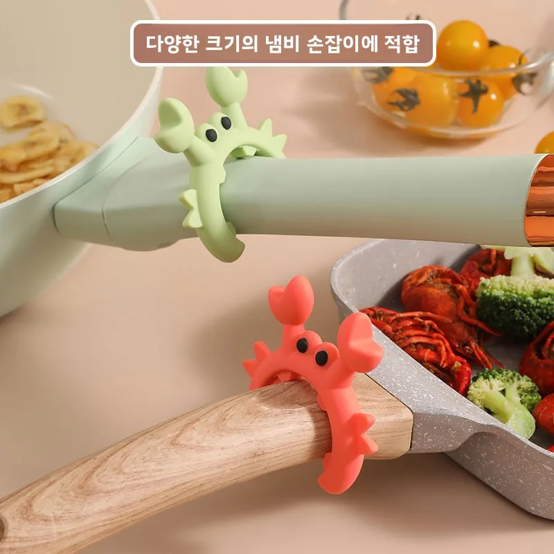 실리콘 주방 냄비 받침대 이동식 흘림 방지 수프 스푼 홀더 주방용품 보관 랙 스토브 탑 정리대