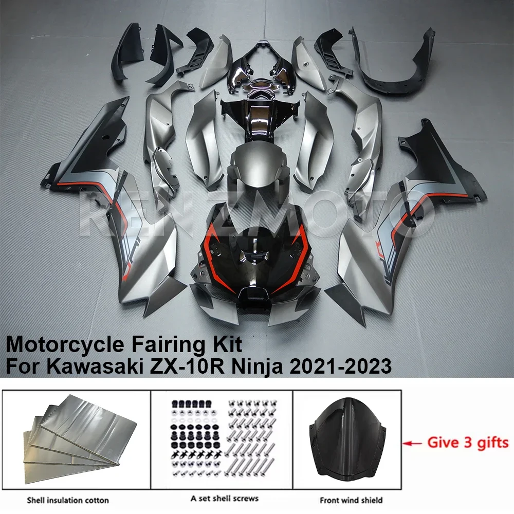 

For KAWASAKI ZX10R 2021-2023 Ninja Fairing R/Z KZ3X05 Motorcycle Set Body Kit Decoration Plastic Guard Plate Accessories Shell