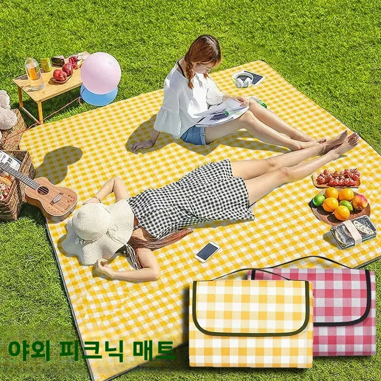 두꺼운 방수 피크닉 매트 캠핑 텐트 바닥 매트 야외 바베큐 캠핑 비치 텐트 바닥 매트 봄 나들이 시트 쿠션