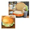 3d Printed Burger Pillow Cheeseburger Plush Pillow 3d Simulation Hamburger Stuffed Cushion for Kids Bedroom School Classroom 1
