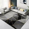 Nordic Marble Geometry Carpets for Living Room Light luxury Large area Home Decor rugs Bedroom Non-slip soft Floor Mats Washable 5